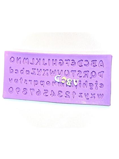 Imagem de Molde de silicone alfabeto para decorar f635