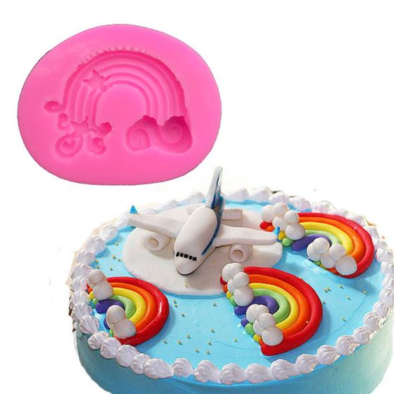 Imagem de Molde De Silicone Arco Iris Confeitaria S282