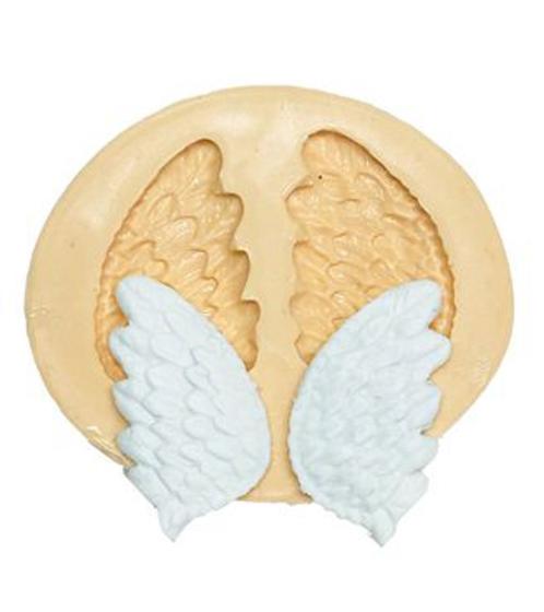 Imagem de Molde de silicone asas, anjo, resina, confeitaria, biscuit molds planet rb727