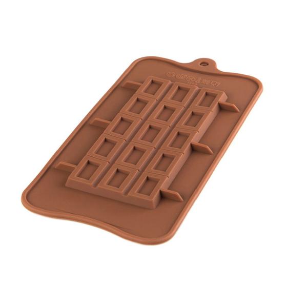 Imagem de Molde de Silicone Barra Chocolate Tradicional - SilverChef