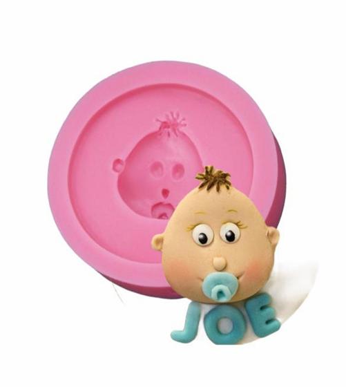 Imagem de Molde de silicone bebê, resina, confeitaria, biscuit molds planet