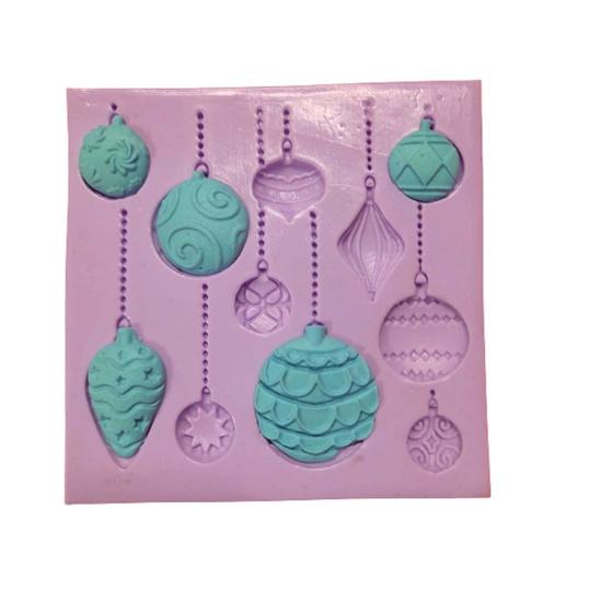 Imagem de Molde de silicone bolas natal confeitaria biscuit f913