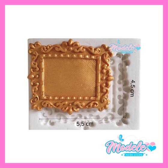 Imagem de Molde de silicone confeitaria biscuit - moldura - 4