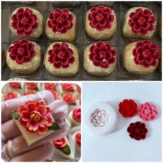 Imagem de Molde de Silicone Flores - Mini Flor Mod 4