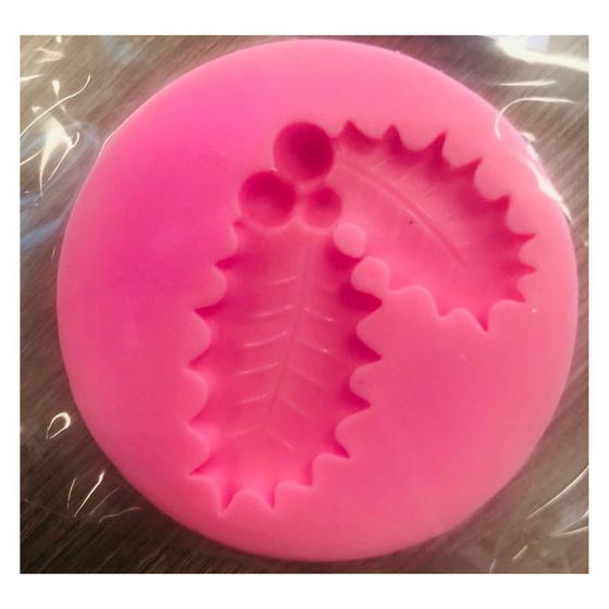 Imagem de Molde de silicone Folha Natalina N16 Molds Planet Rizzo Confeitaria