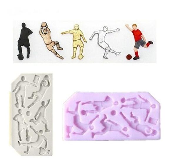 Molde De Silicone Futebol Times Chuteira Pasta Americana Leb