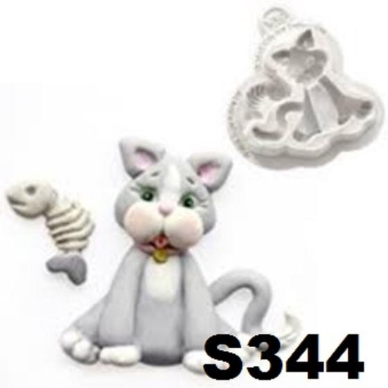 Imagem de Molde De Silicone Gato Confeitaria S344