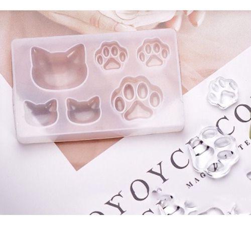 Imagem de Molde De Silicone Gato/rosto/urso/pata Resina Artesanato Diy