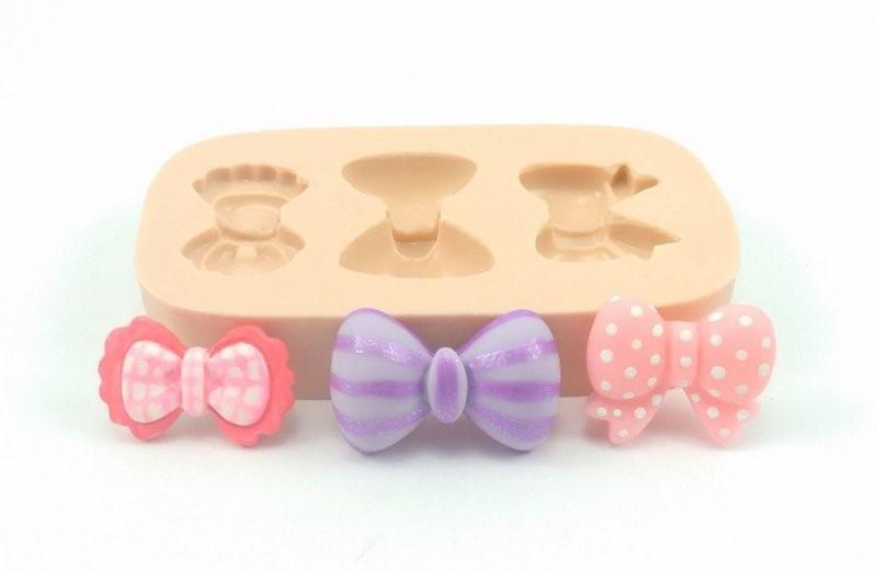 Imagem de Molde de silicone laços confeitaria biscuit f543