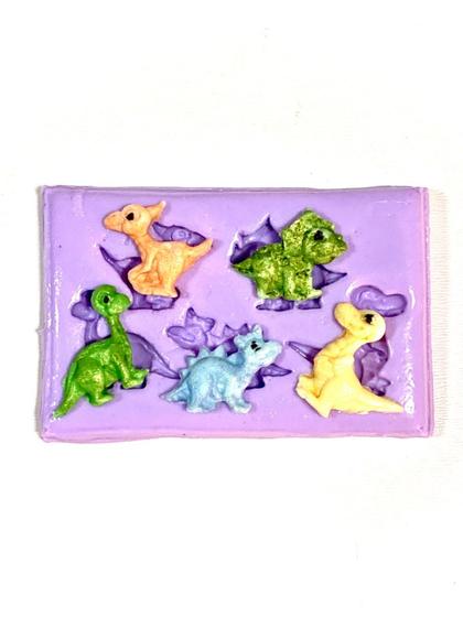 Imagem de Molde de silicone mini dinossauro baby para decorar f121