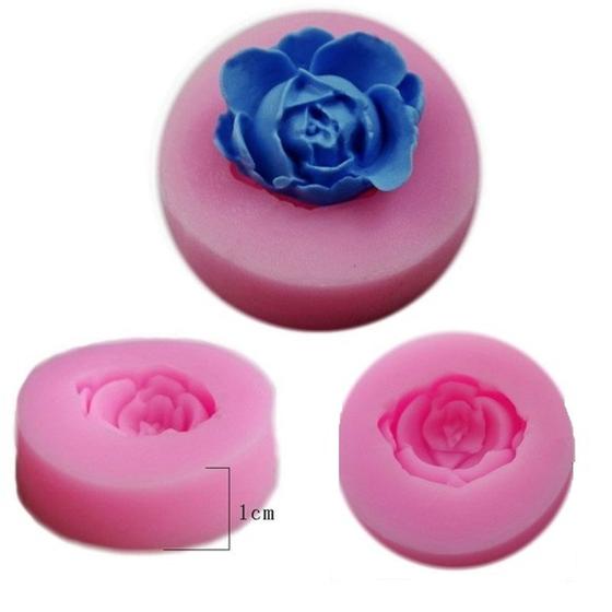 Imagem de Molde De Silicone Mini Rosa Confeitaria Biscuit S211
