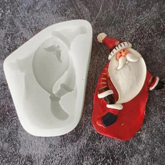 Imagem de Molde de Silicone Natal - Papai Noel Mago Mod 2