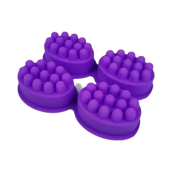 Imagem de Molde de Silicone Oval para Sabonete Artesanal e Resina - Ideal para Terapia de Massagem