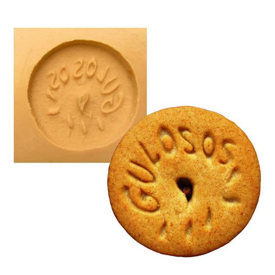 Imagem de Molde de Silicone para Biscuit Casa da Arte - Modelo: Bolacha Gulosos 1195