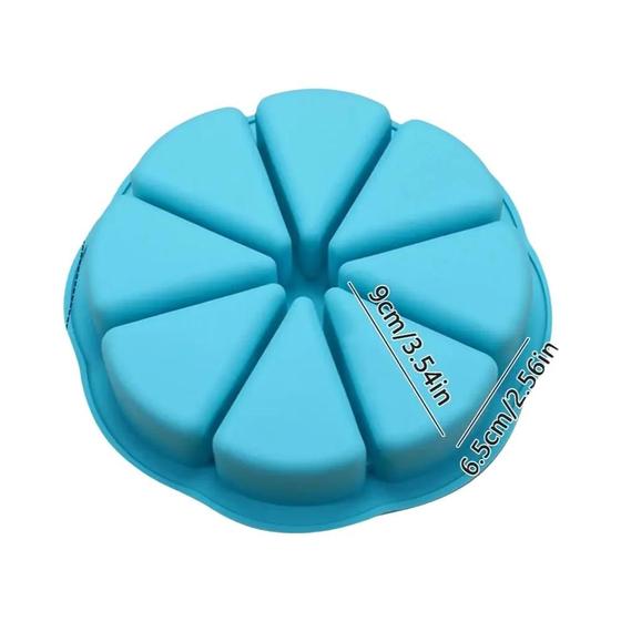 Molde De Silicone Para Bolo, 8 Grades, Formato Triangular Para Pão De ...
