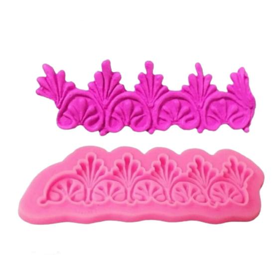 Imagem de Molde De Silicone Para Confeitaria E Artesanato Rodapé