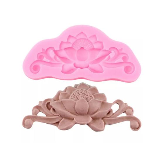 Imagem de Molde De Silicone Para Confeitaria Flor De Lótus  F 440