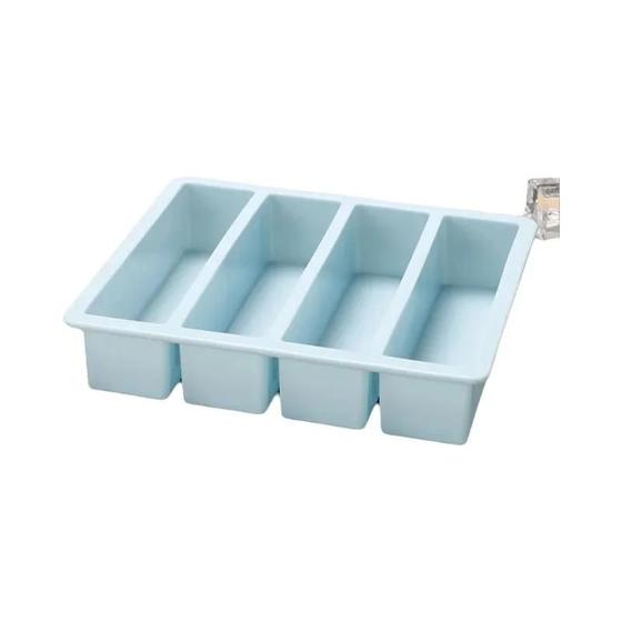 Molde de Silicone para Cubos de Gelo Grandes - 4 Grades, Bandeja Quadrada Durável e Não Tóxica Menor preço em Molde de Silicone para Cubos de Gelo Grandes - 4 Grades, Bandeja Quadrada Durável e Não Tóxica
