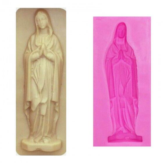 Molde de Silicone Religião - Estátua de Santa - Cia do Molde - Molde e ...