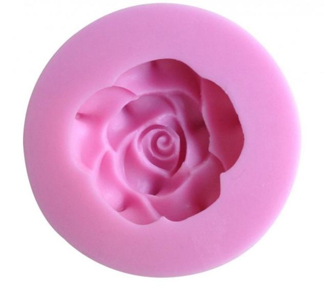 Imagem de Molde de silicone rosa para decorar f220