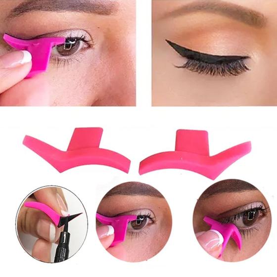 Molde Delineado Carimbo Efeito Olhos Gato Gatinho Maquiagem - LULLU PERSON Imagem de Molde Delineado Carimbo Efeito Olhos Gato Gatinho Maquiagem