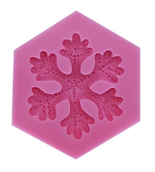 Imagem de Molde Em Silicone Natal Floco De Neve - Gmezn451