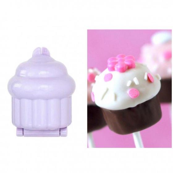 Molde Para Pop Cake Formato de Cupcake 3D - Cia do Molde - Molde e ...