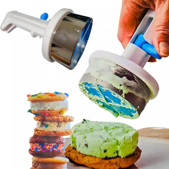 Imagem de Molde Pegador De Sorvete Sanduiche Forma Ice Cream Sandwich