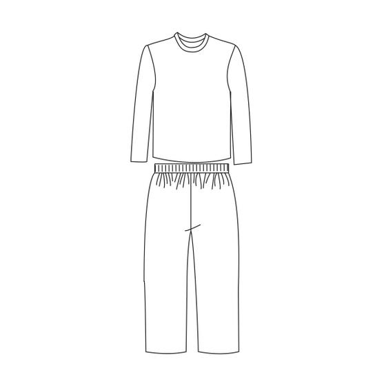 Marlene Mukai Tamanho PÃ© Infantil Molde Pijama Longo Infantil