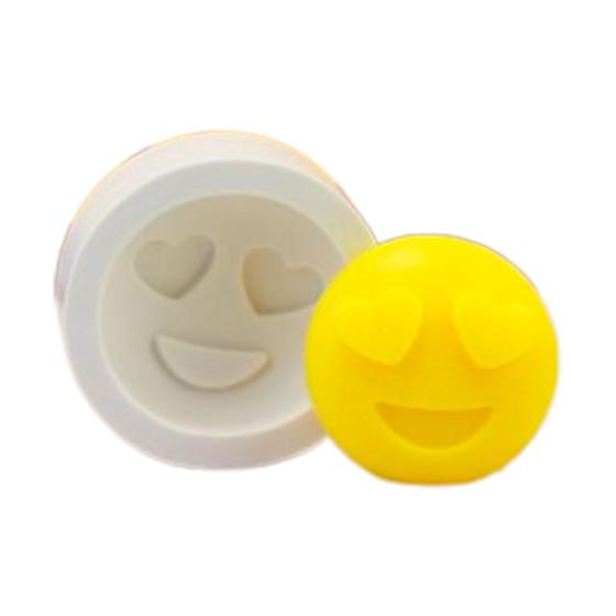 Imagem de Molde Silicone Emoji Love 3D