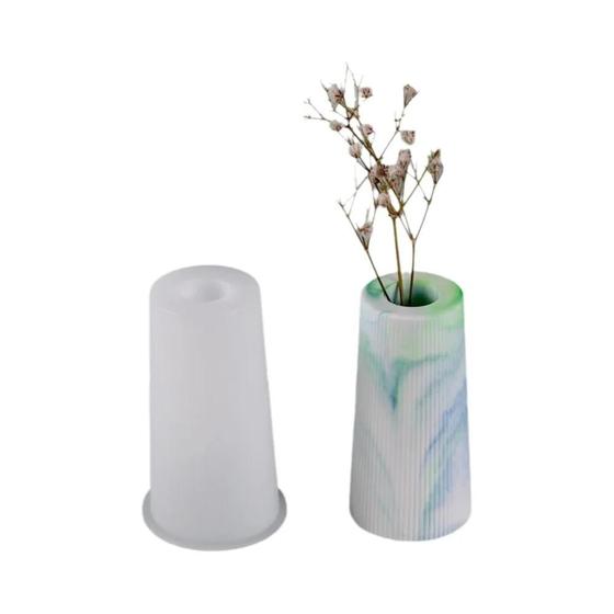 Imagem de Moldes De Silicone Para Vasos De Diamante Hexagonal, Faça Você Mesmo, Gesso, Concreto, Suporte Para