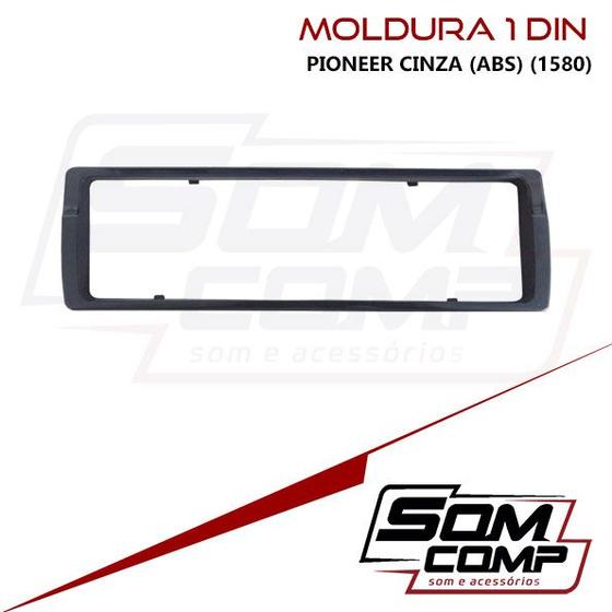 Imagem de Moldura 1 din para pioneer cinza (abs) (1580)