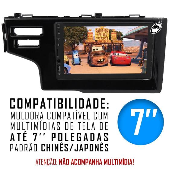 Imagem de Moldura 2 Din 7'' Polegadas Fit E Wr-V 2015 Em Diante