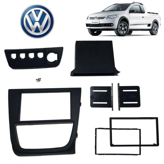 Imagem de Moldura 2 Din Volkswagen Saveiro G6 2013 Preto