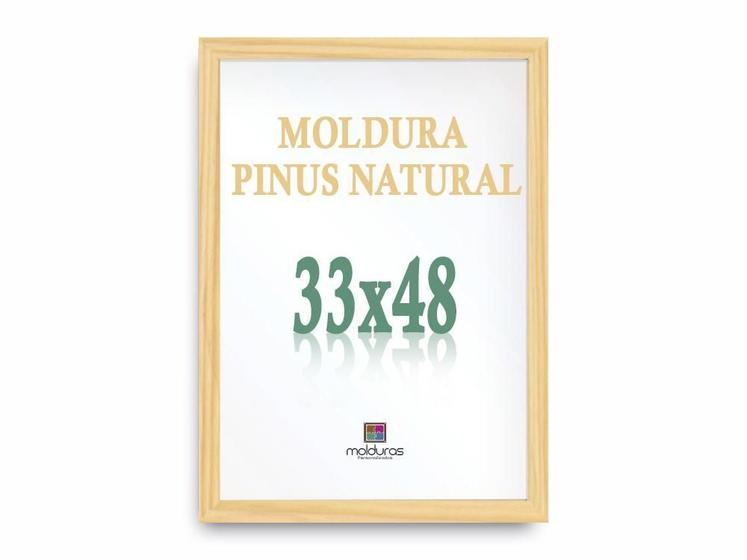 Imagem de Moldura 33X48 A3 Poster Decoração Pinus Casa Foto Com Petg