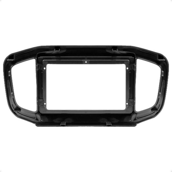 Imagem de Moldura 9 Polegadas Strada/ Nova Fiorino 2021 2022 2023 2024 Preta Expex - EPX9FT005