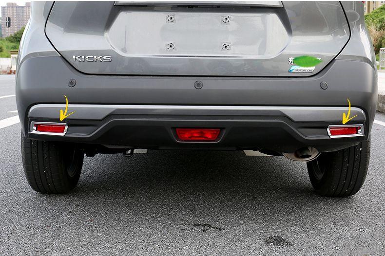 Moldura Aplique Cromado luz de Neblina traseiro Nissan kicks Menor preço em Moldura Aplique Cromado luz de Neblina traseiro Nissan kicks