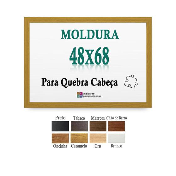 Imagem de Moldura Caramelo 48X68 Para Quebra Cabeça 1000 Peças + Petg