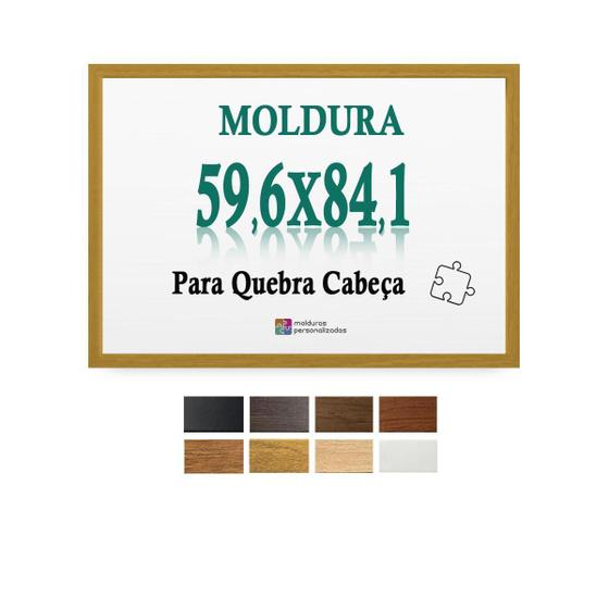 Imagem de Moldura Caramelo 59,6X84,1 Quebra Cabeça 1000 Peças + Petg