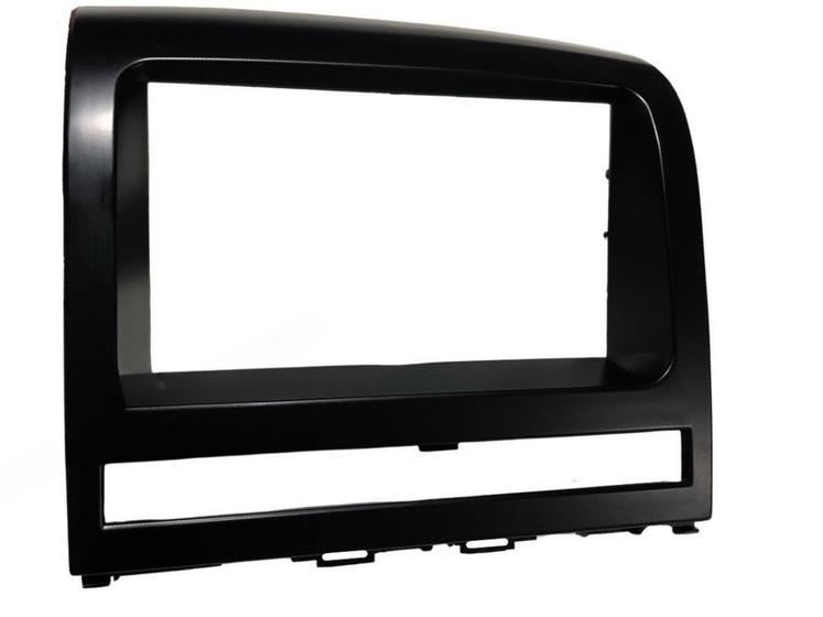 Imagem de Moldura Carro Painel Central Dvd Multimidia Som Automotivo Tela Moderno Radio Mp5 Preto 2 Din Abs