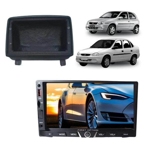 Imagem de Moldura Corsa + Multimídia Mp5 First Option