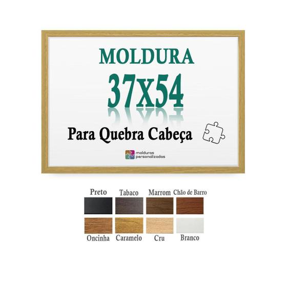 Imagem de Moldura Cru 37X54 Para Quebra Cabeça Grow 1000 Pecas + Petg