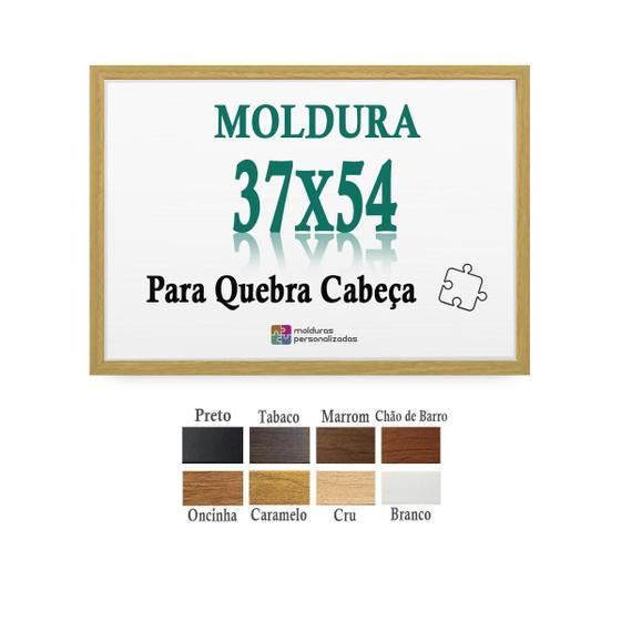 Imagem de Moldura Cru 37X54 Para Quebra Cabeça Grow 1000 Pecas + Petg