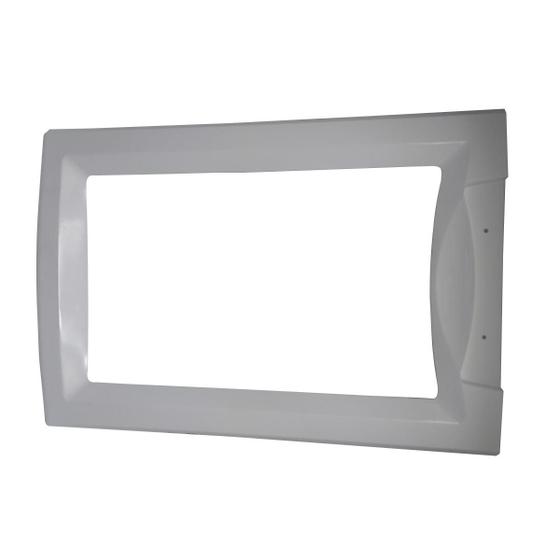 Imagem de Moldura da Porta Frente Plástica Forno Elétrico Fischer Hot Grill Antigo 10537 Branco Original