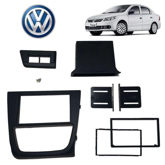 Imagem de Moldura de Painel Volkswagen Voyage G5 2012 Preto 2 Din