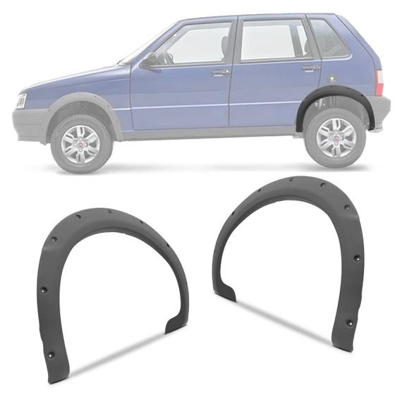 Moldura de Para-lama Traseiro FIAT Uno Way 04 05 06 07 08 09 10 11 12 13 Alargador Cinza é boa?