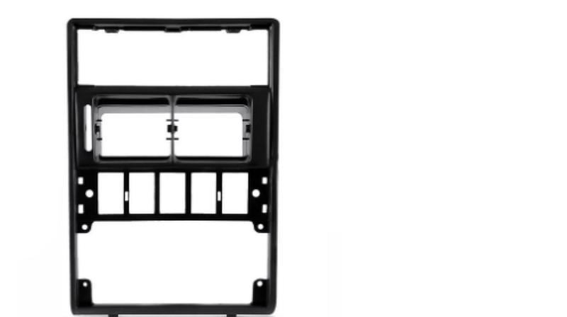 Imagem de Moldura do painel central (radio) vw gol/parati/saveiro gii 95/99 sem difusores