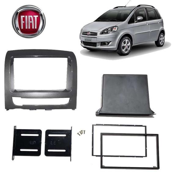 Imagem de Moldura Fiat Idea 2015 Grafite 1e2 Din