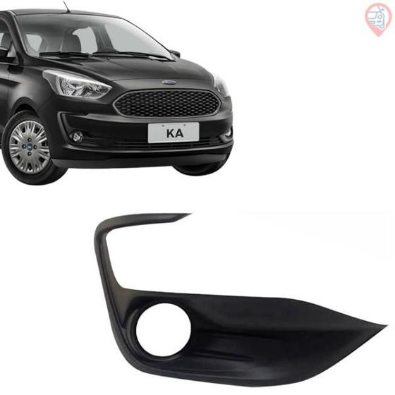 Imagem de Moldura Grade Farol Milha Direito C/ Furo Original Ford Ka 2019/22