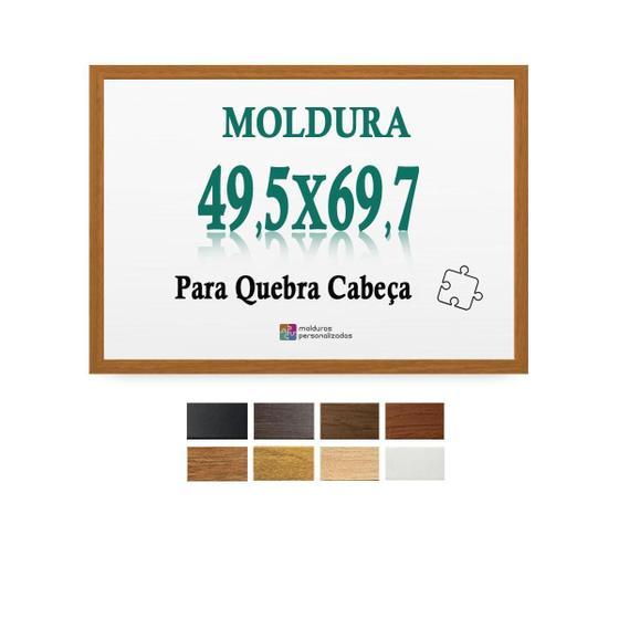 Imagem de Moldura Oncinha 49,5X69,7 Quebra Cabeça Game Office Petg